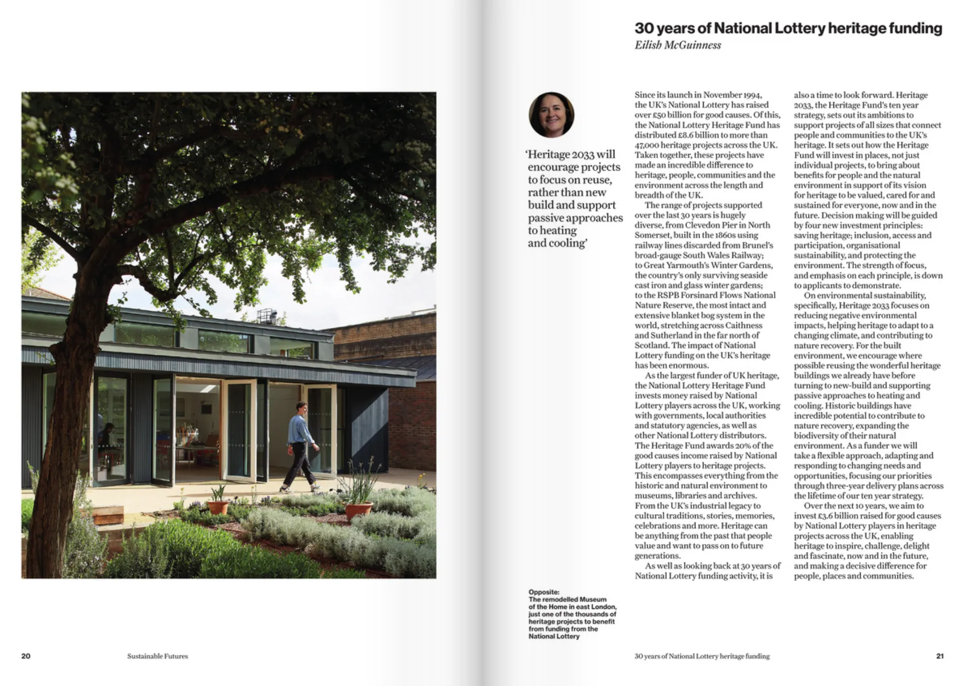 Sustainable Futures spread by Eilish Mcguinness