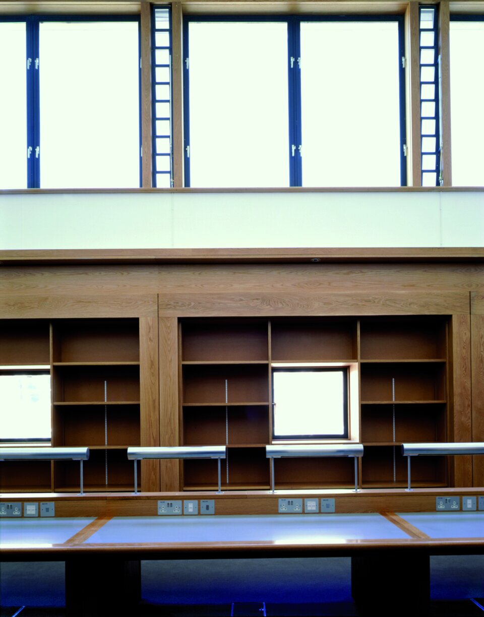 Interior of the Women's Library designed by Wright & Wright