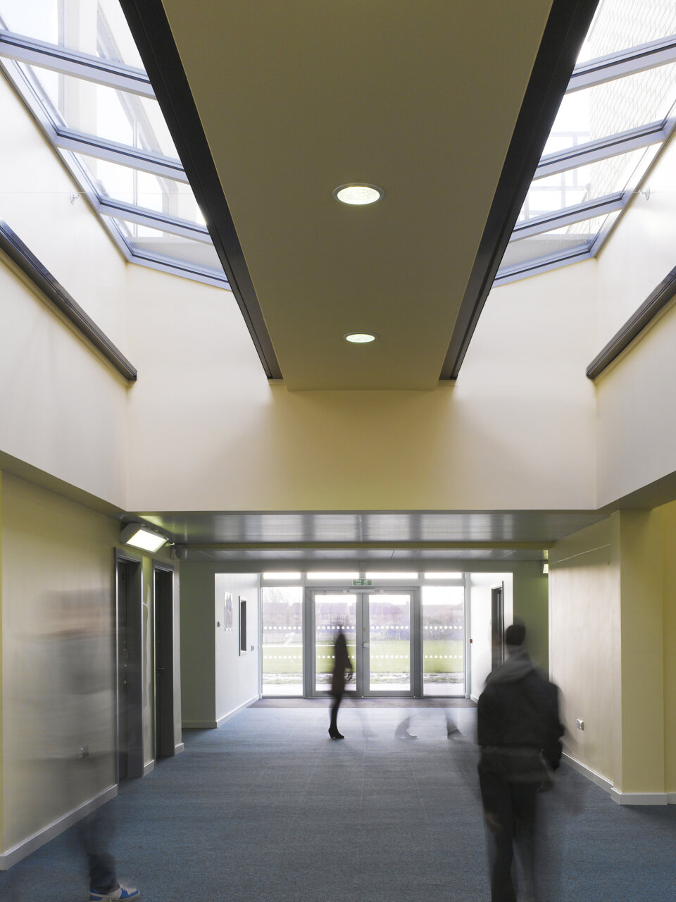 Entrance space at Oakfield School