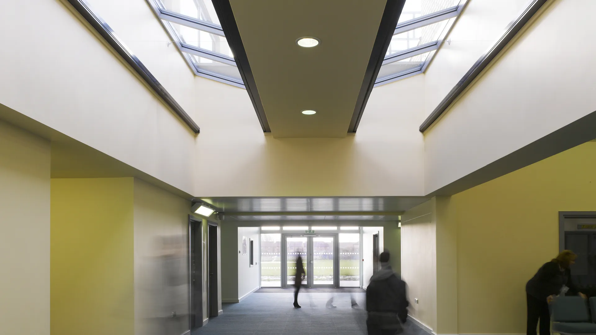 Entrance space at Oakfield School