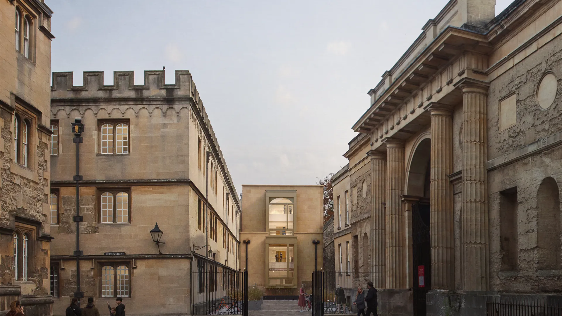 Rendering of the future Special Collections Study Centre at Corpus Christi College in Oxford