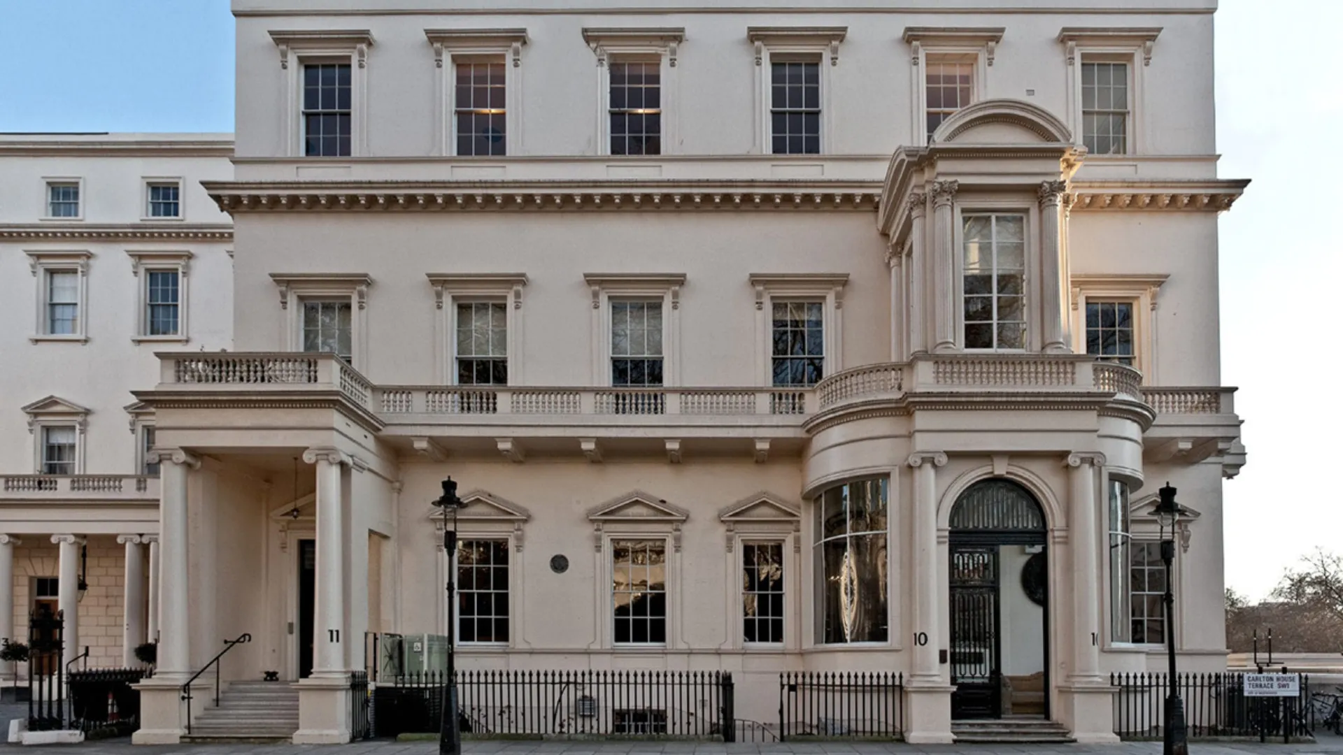 North facade of the British Academy designed by John Nash in London