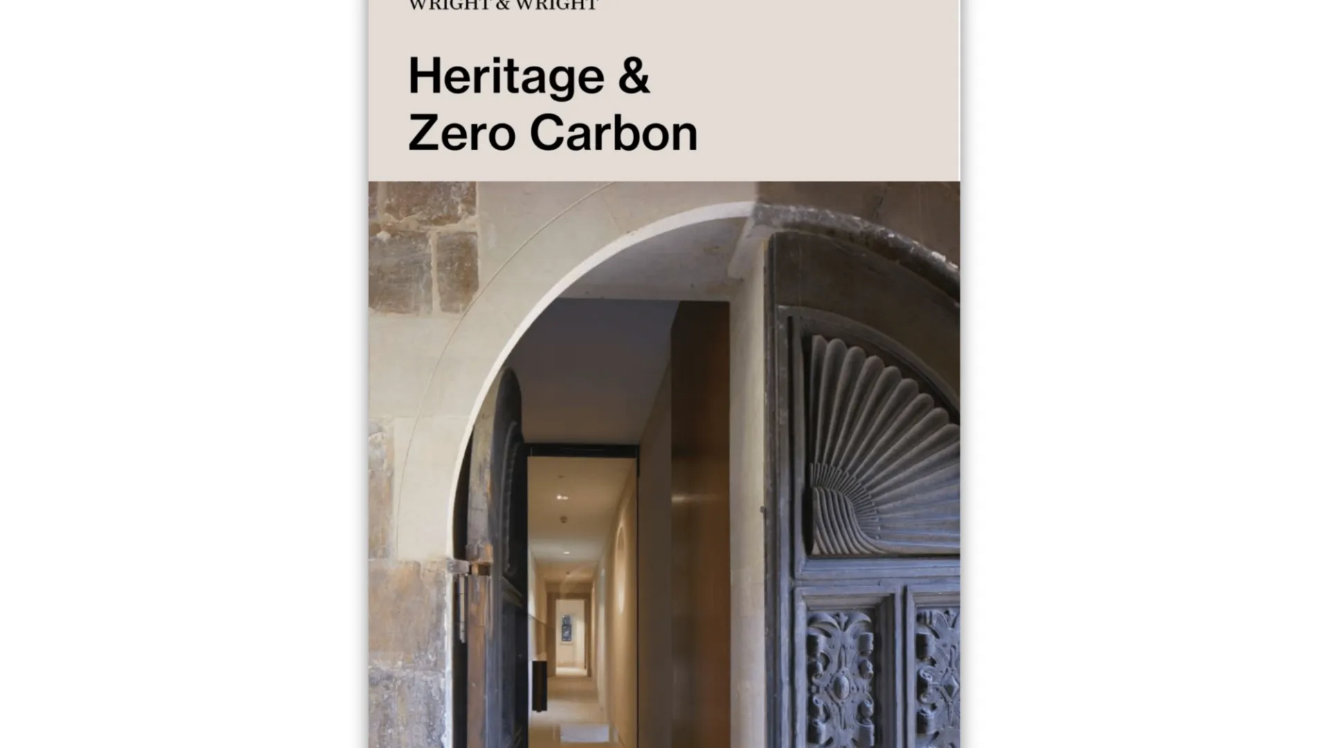 Wright & Wright_Heritage Consultancy Booklet Cover