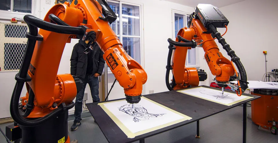 Digital fabrication laboratory at the Architectural Association