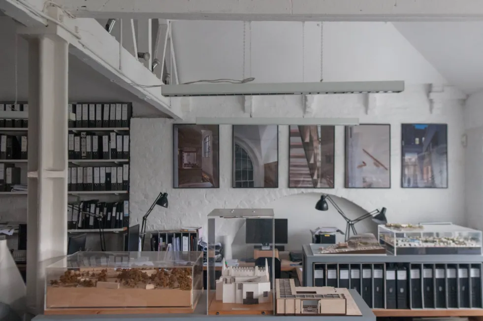 Interior of an architecture studio