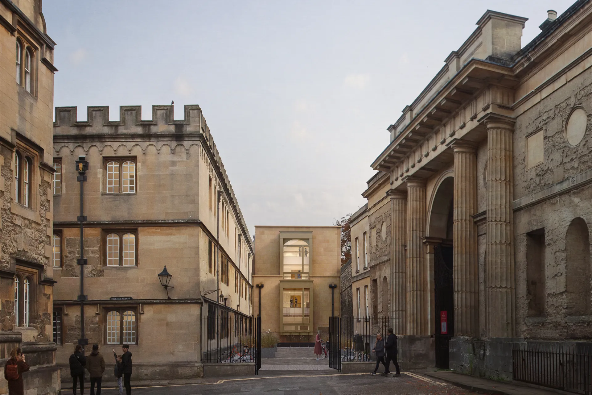 Rendering of the future Special Collections Study Centre at Corpus Christi College in Oxford